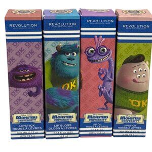 Revolution X Monsters University Lip Set  Gloss Lipstick Sulley Squishy Randall